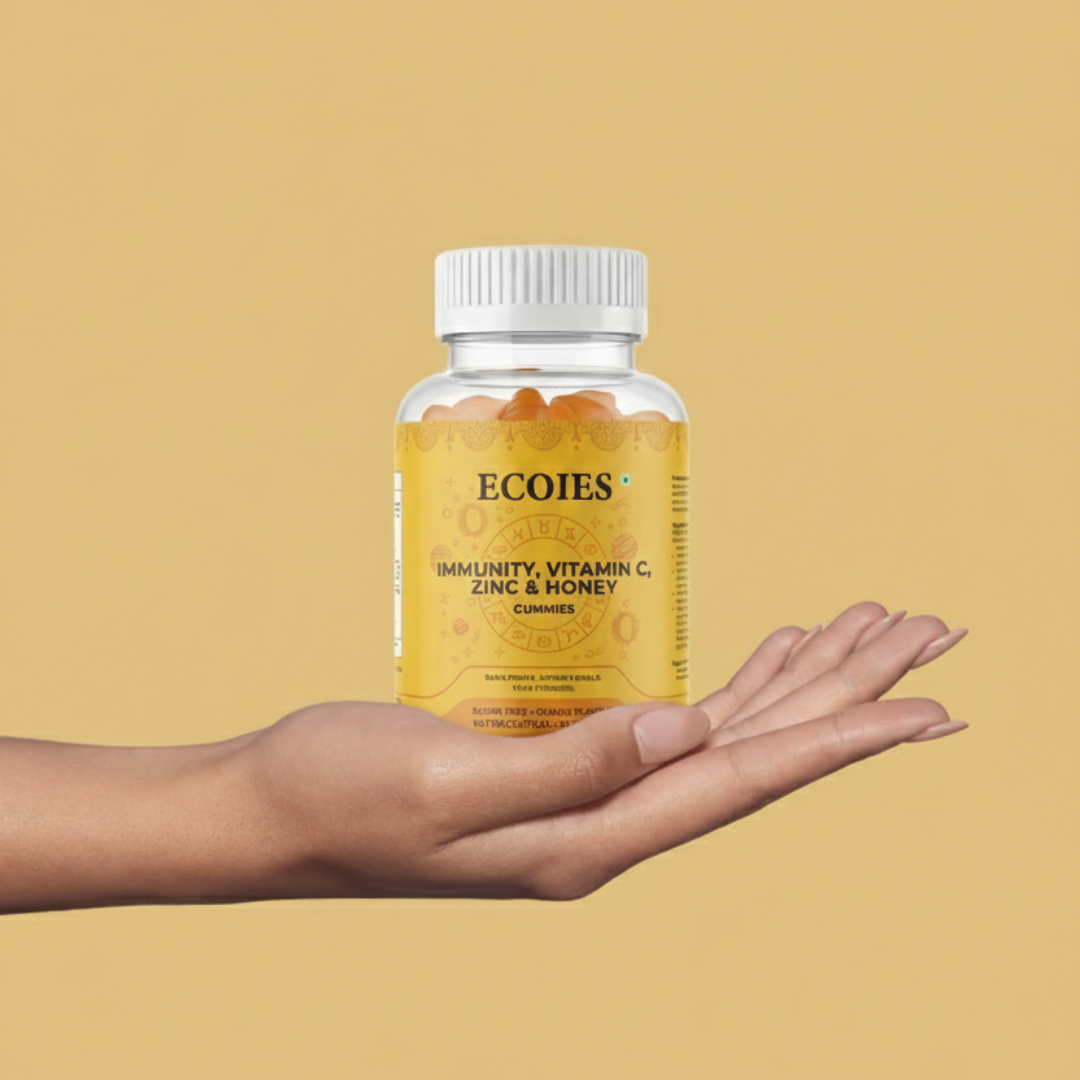 ECOIES Immunity Vitamin C + Zinc + Honey Gummies