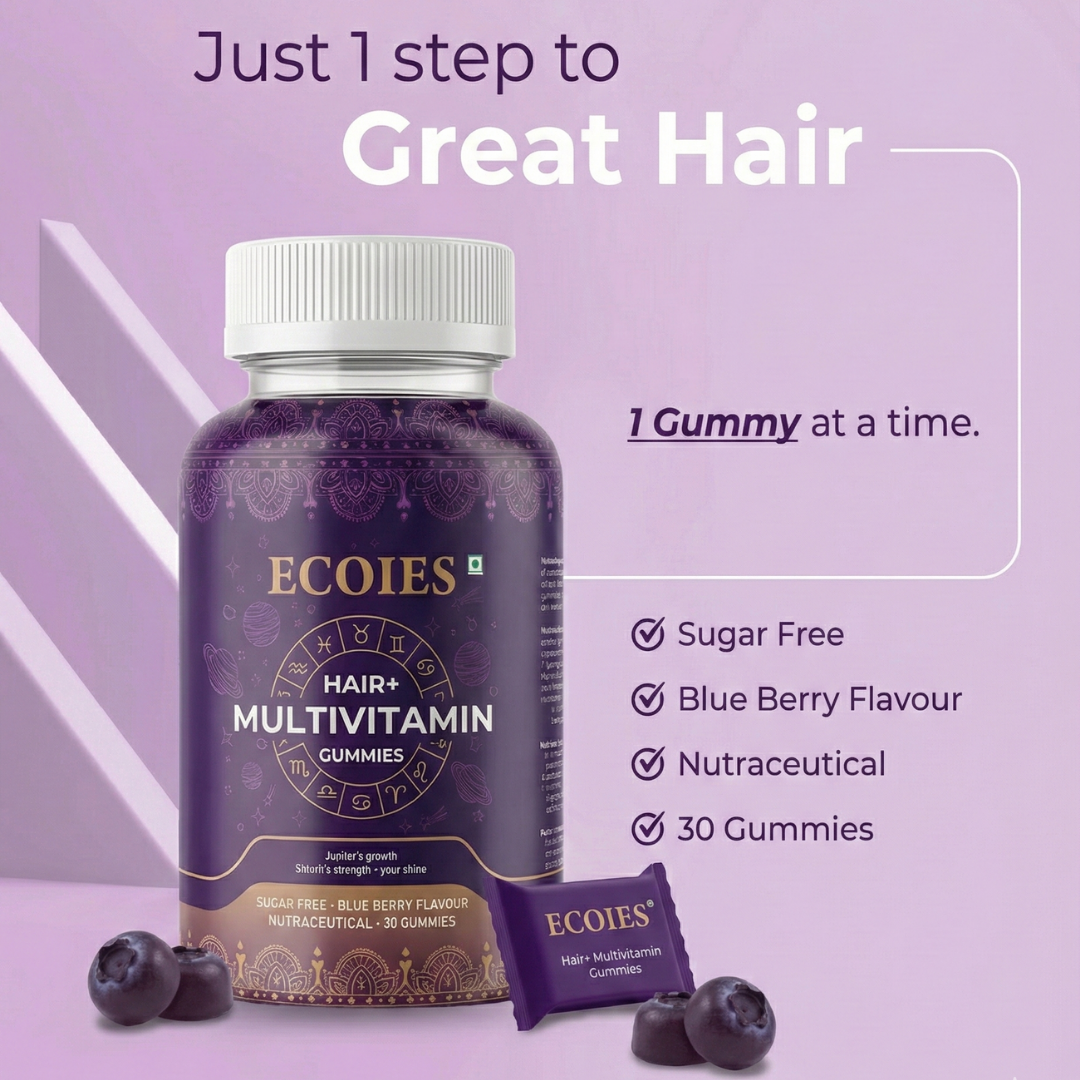 ECOIES Hair+ Multivitamin Gummies